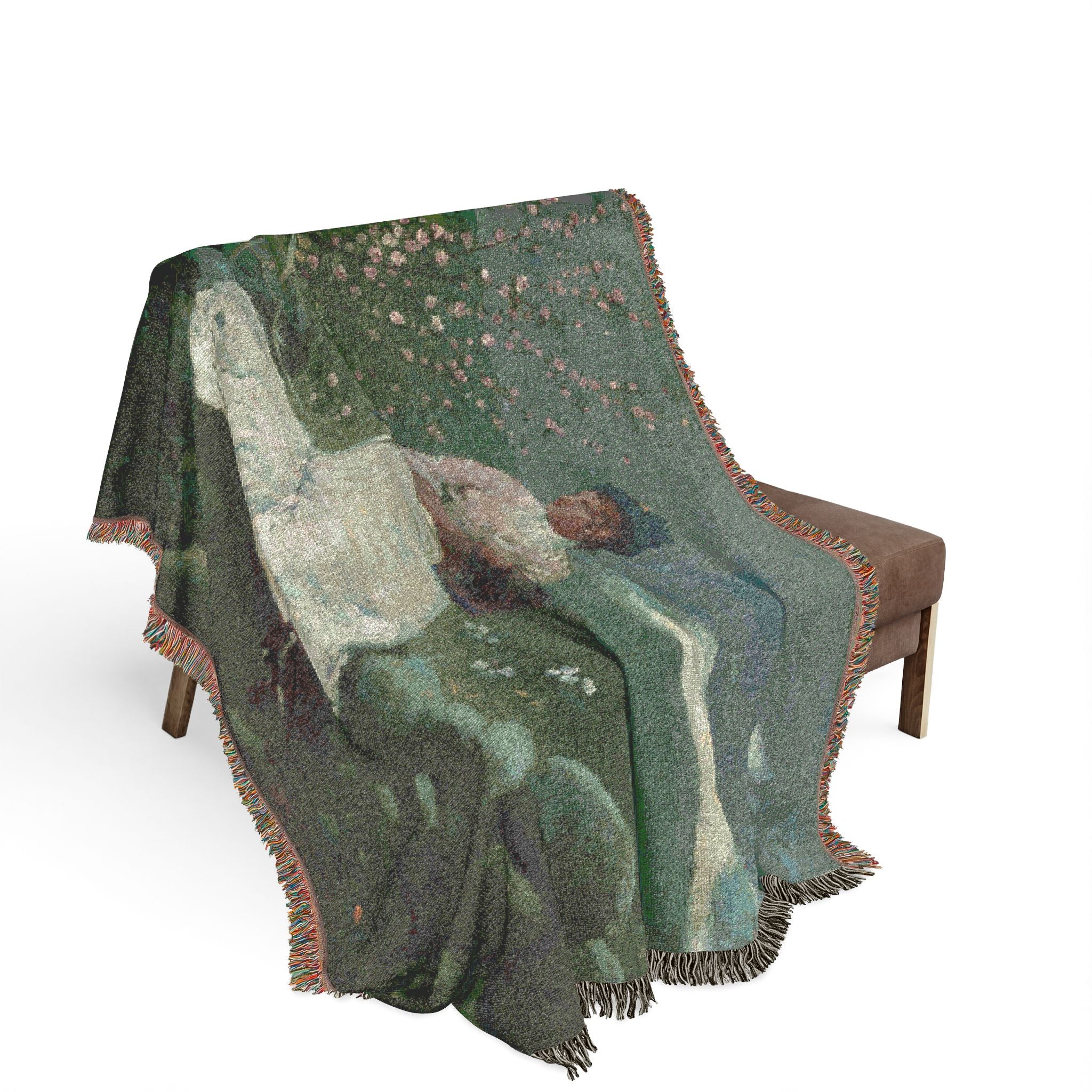 Peach Blossoms Winslow Homer Tapestry Blanket