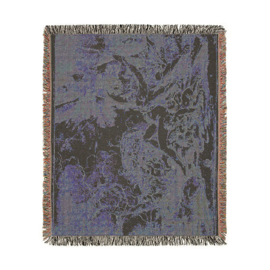 Nicolas Poussin - Figures, Chariot and Dog | Woven Tapestry Blanket