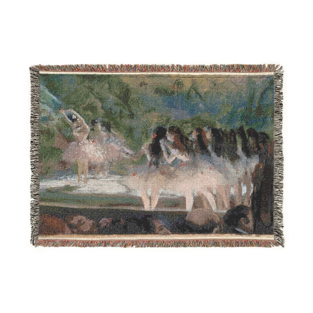 Hilaire Germain Edgar Degas - Ballet at the Paris Opéra | Woven Tapestry Blanket