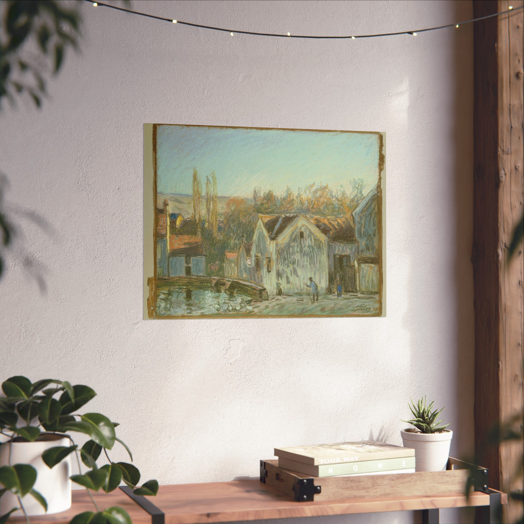Alfred Sisley - A Corner of Moret-sur-Loing | Fine Art Poster