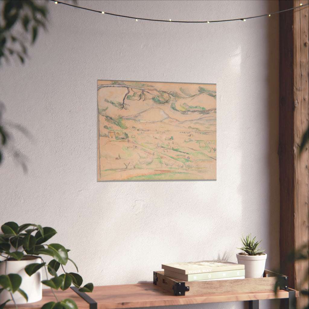 Paul Cezanne - Montagne Sainte-Victoire (The Arc Valley) | Fine Art Poster