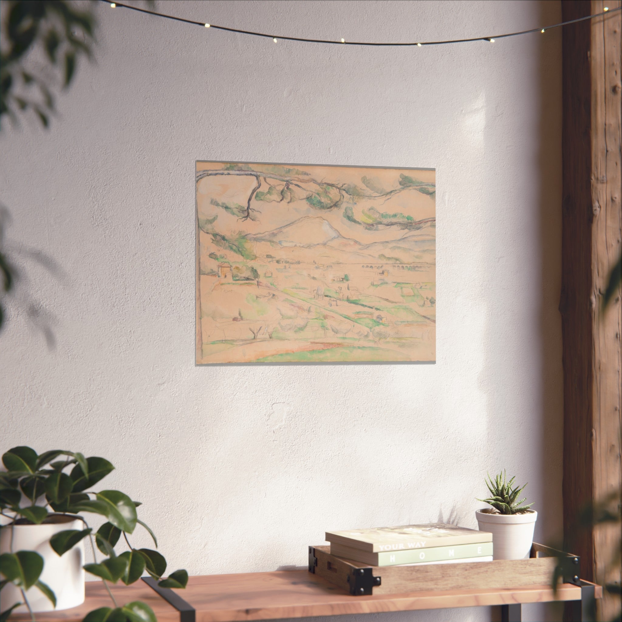 Paul Cezanne - Montagne Sainte-Victoire (The Arc Valley) | Fine Art Poster