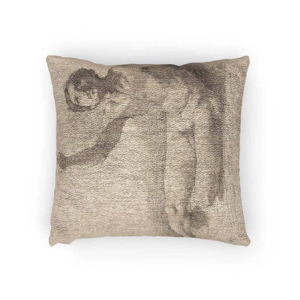 Hilaire Germain Edgar Degas - Study of a Male Nude | Woven Pillow
