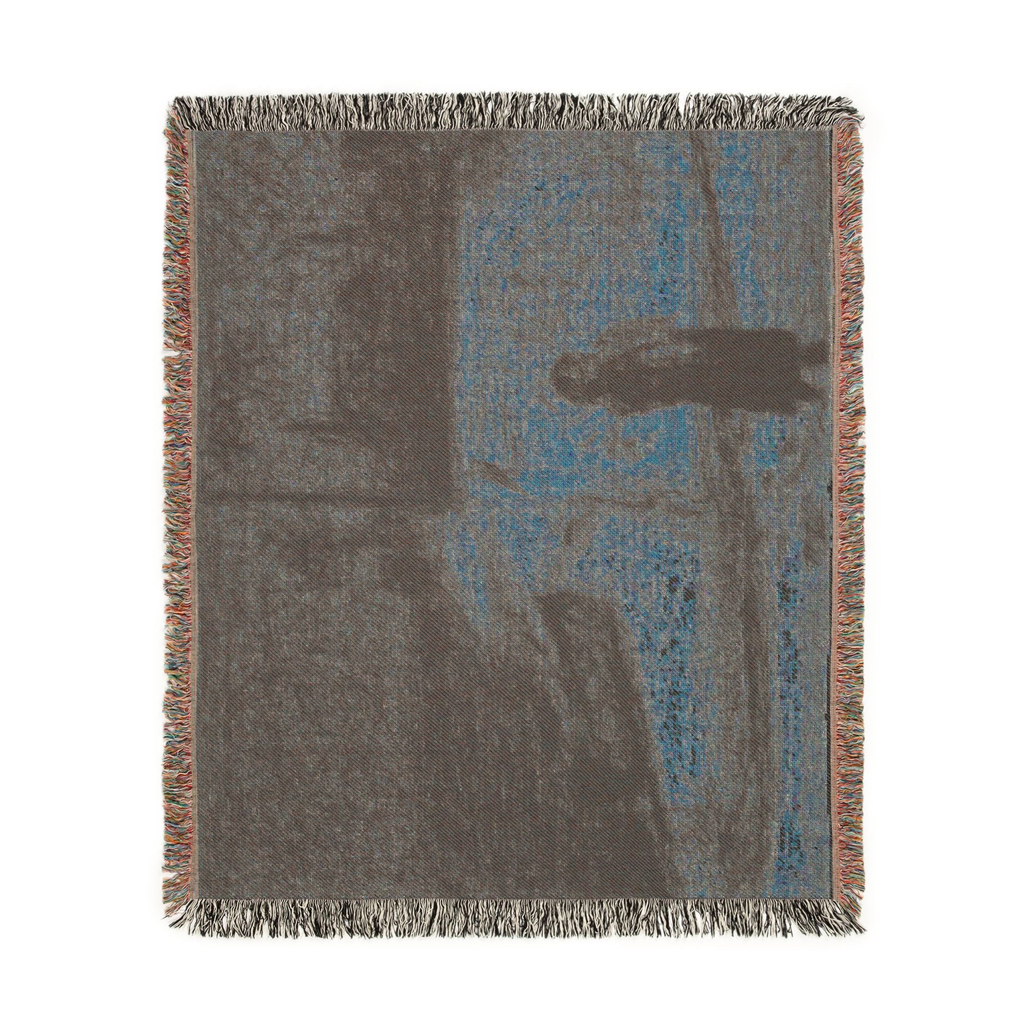 Georges Seurat - The Zone (Outside the City Walls) | Woven Tapestry Blanket