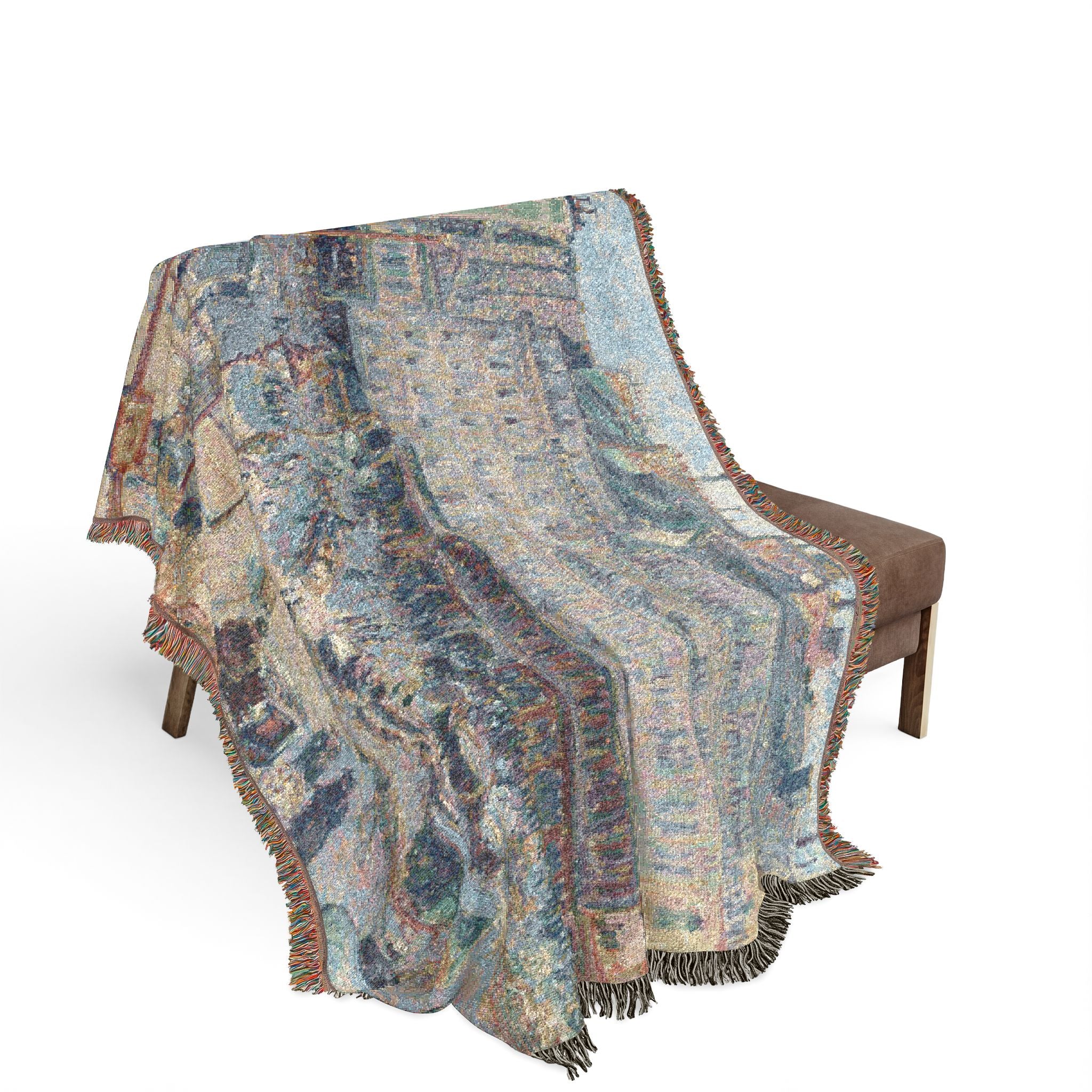 The Place du Havre, Paris Camille Pissarro Tapestry Blanket