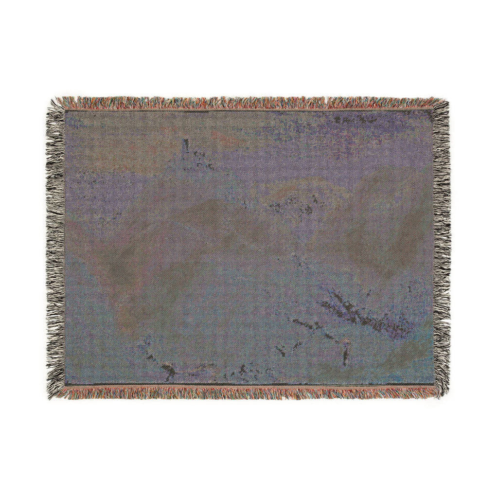 Joseph Mallord William Turner - Castle on Height near Geneva | Woven Tapestry Blanket
