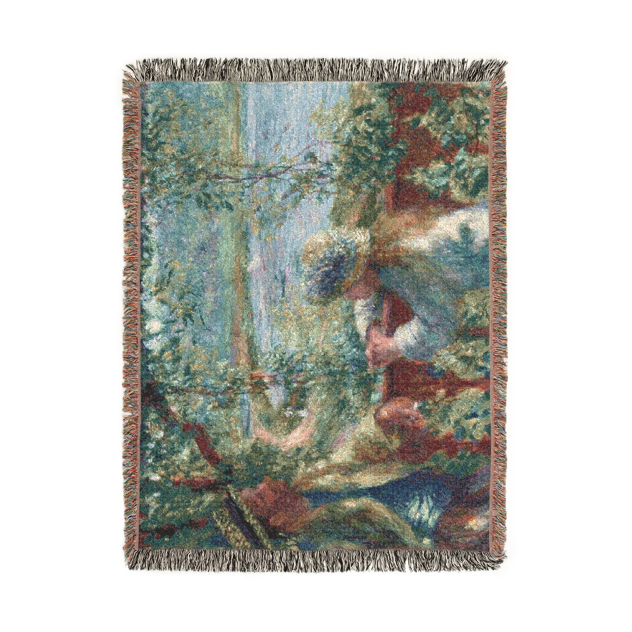 Pierre-Auguste Renoir - Near the Lake | Woven Tapestry Blanket