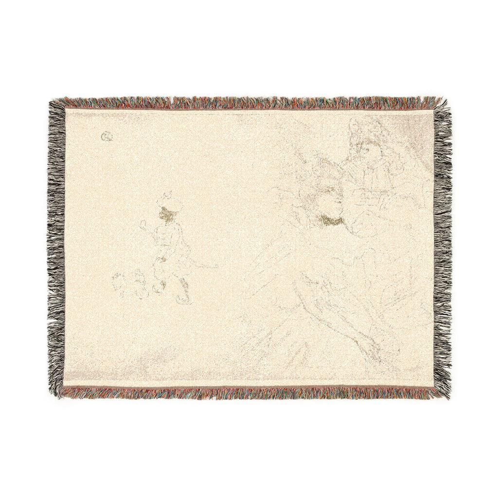 Henri de Toulouse-Lautrec - Cover for L'exemple de Ninon de Lenclos amoureuse | Woven Tapestry Blanket