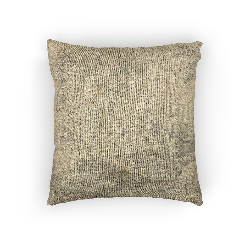 Follower of Nicolas Poussin - Italianate Landscape with Buildings | Woven Pillow