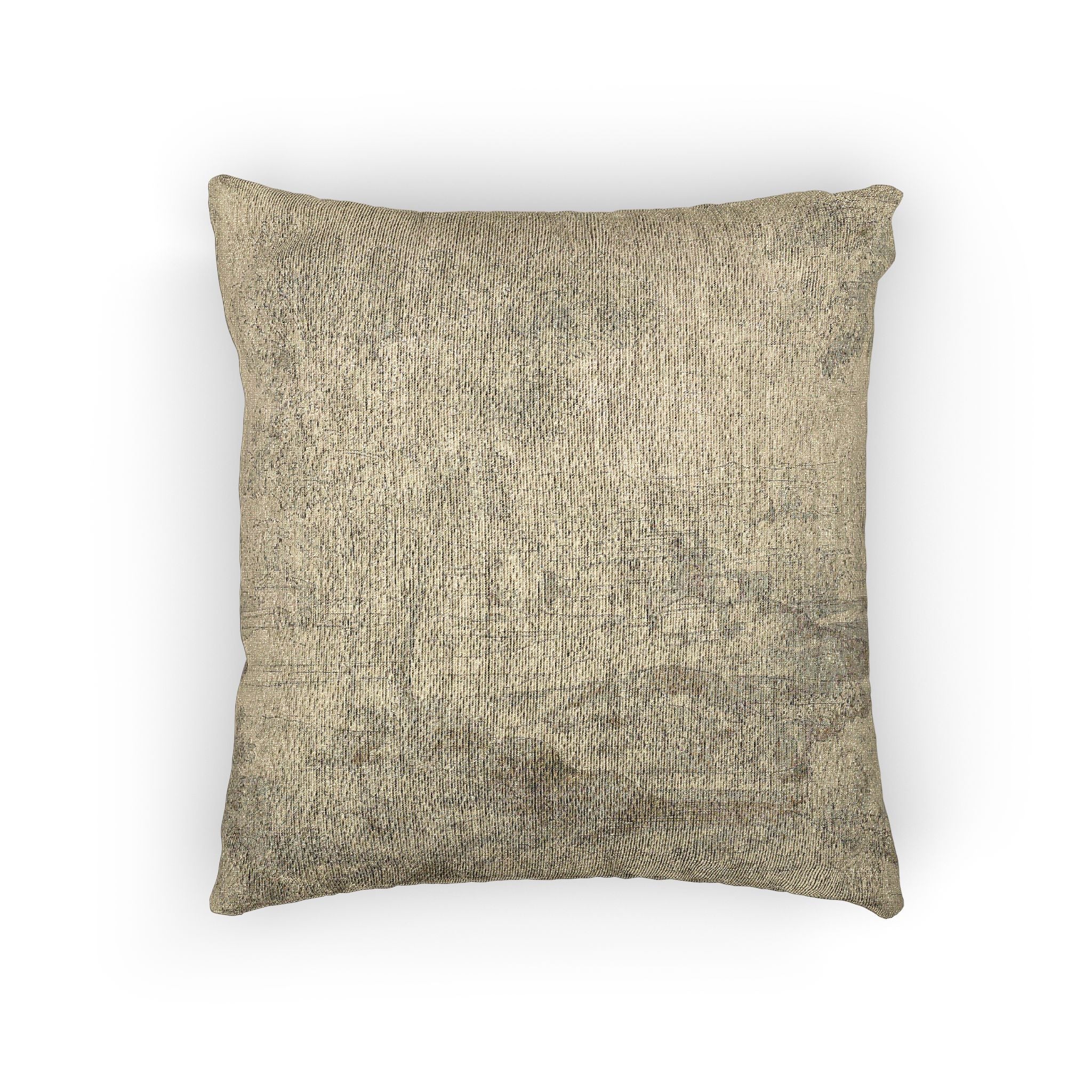 Follower of Nicolas Poussin - Italianate Landscape with Buildings | Woven Pillow