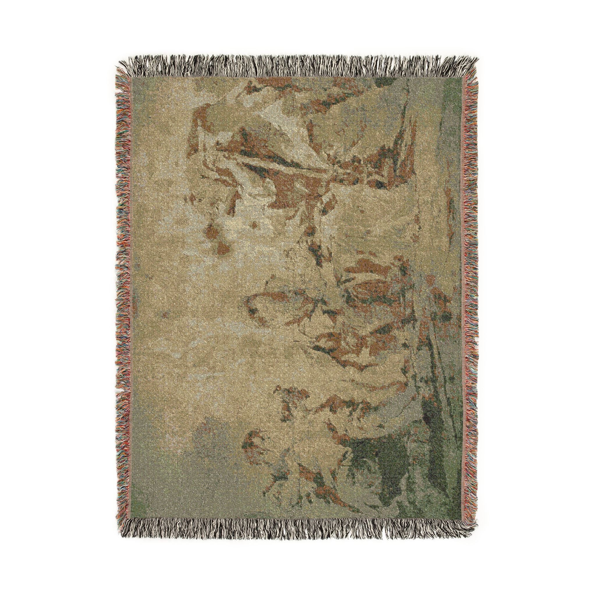 Francesco Guardi - Adoration of the Shepherds (recto); Three Sketches Buildings by Canal with Boats, Landscape with Buld | Woven Tapestry Blanket