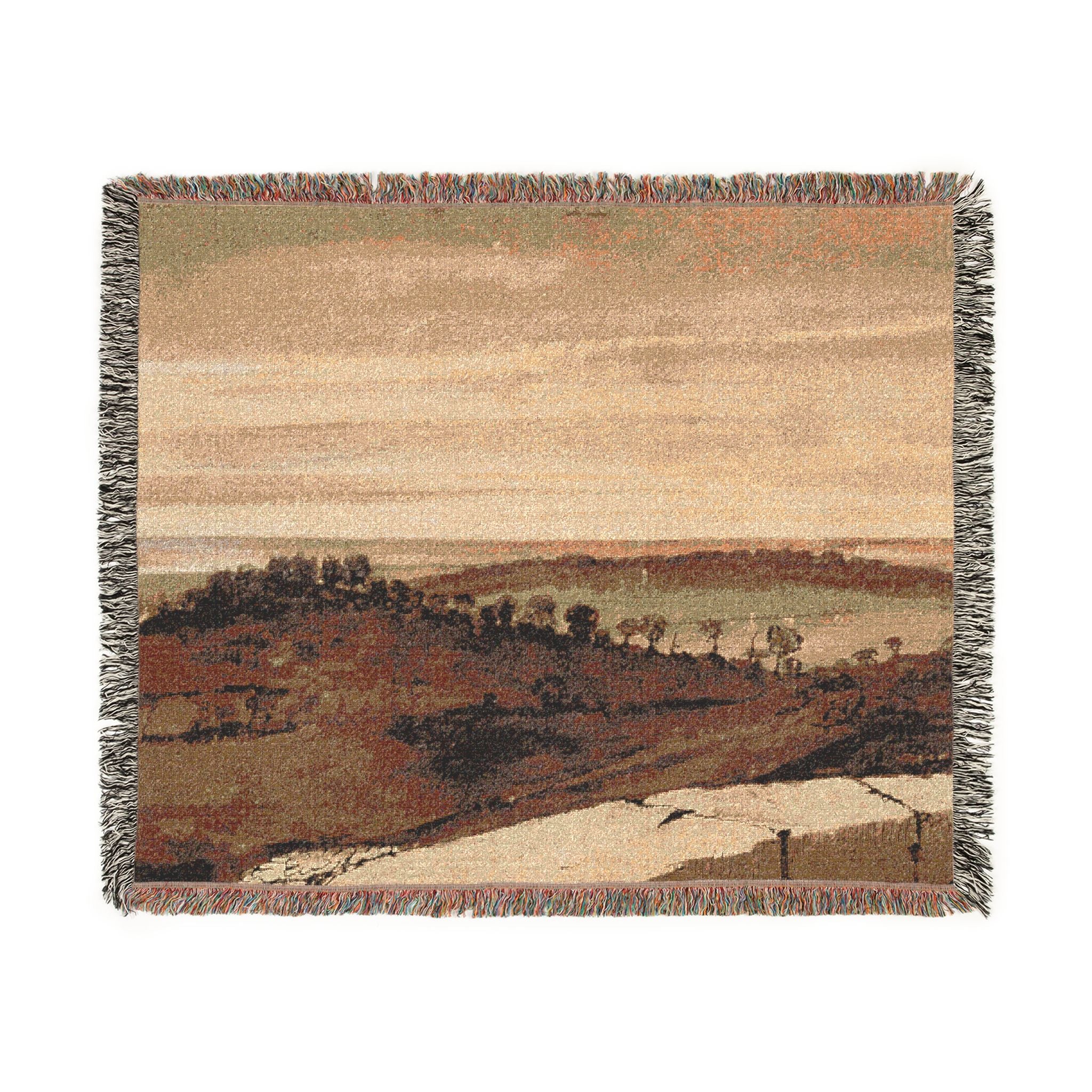Claude Lorrain - Panorama from the Sasso | Woven Tapestry Blanket