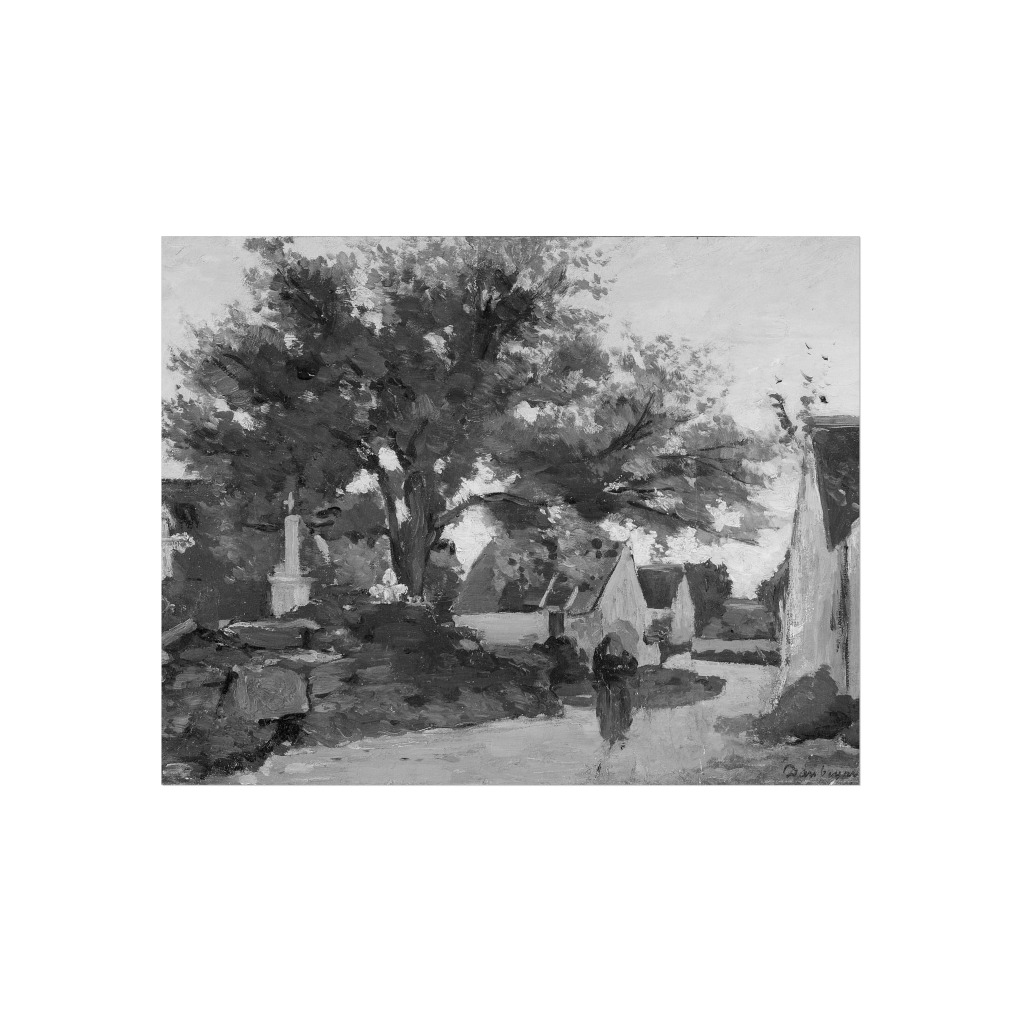 Charles François Daubigny - Village in Brittany | Fine Art Poster