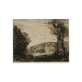 Jean Baptiste Camille Corot - Wooded Countryside | Fine Art Poster