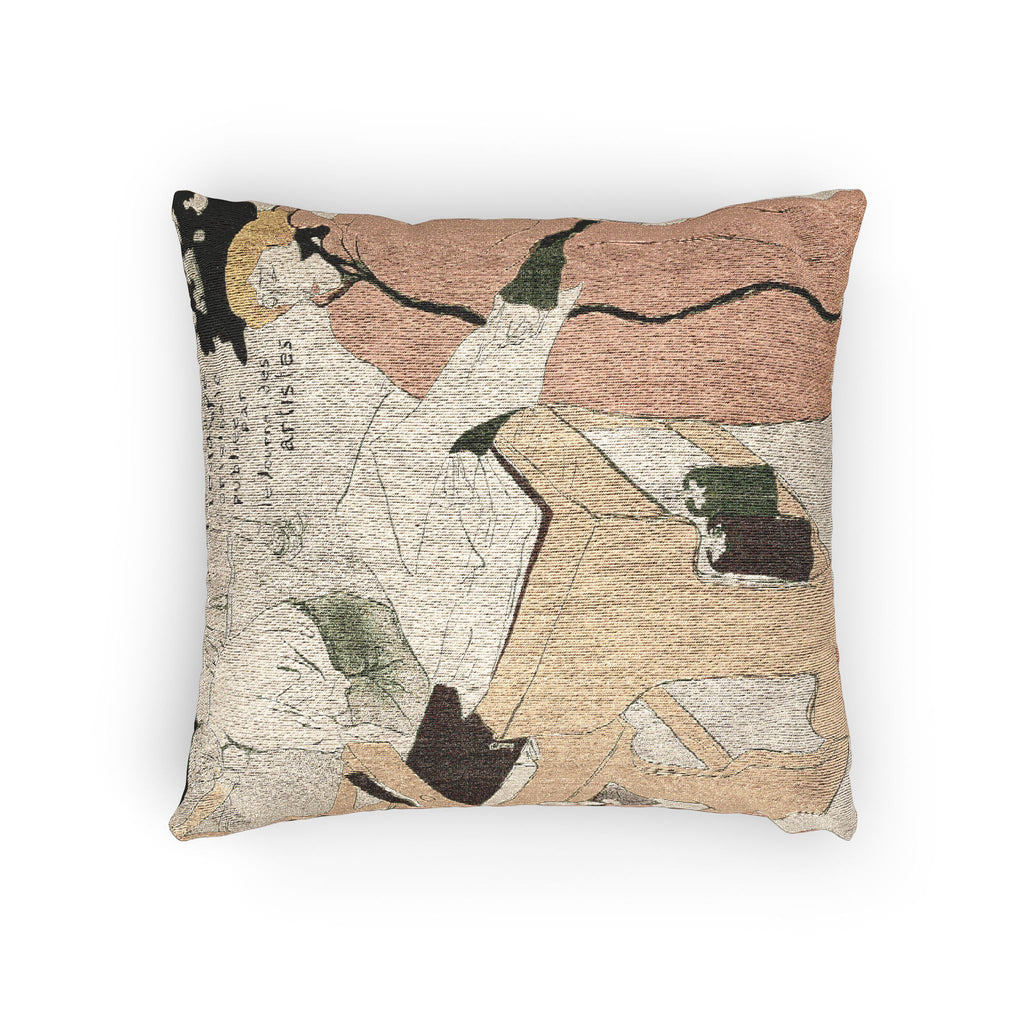 Henri de Toulouse-Lautrec - Cover for the first album of L'Estampe originale | Woven Pillow