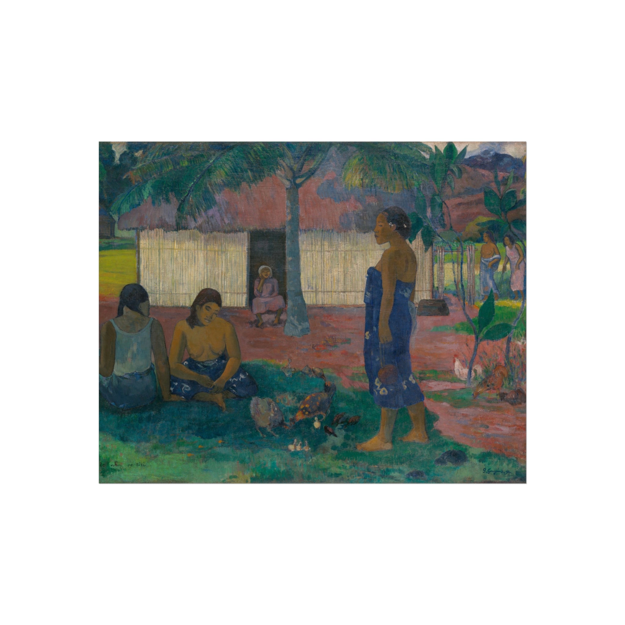 Why Are You Angry? Paul Gauguin Fine Art Poster