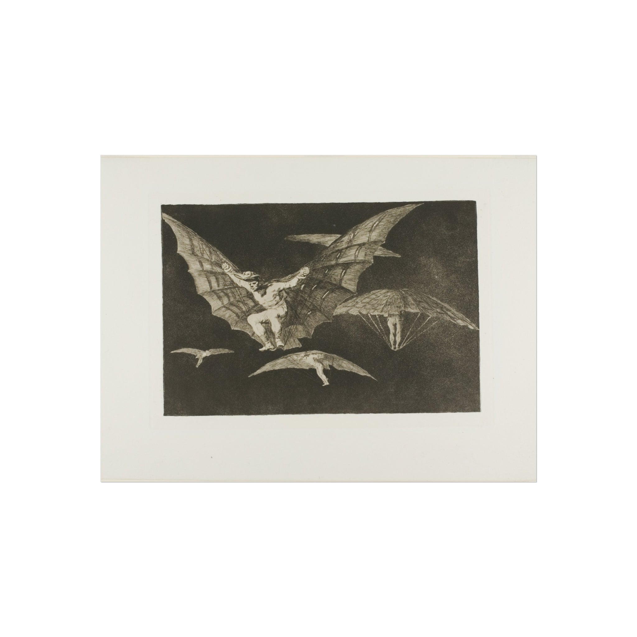 Francisco José de Goya y Lucientes - A Way of Flying, from Disparates, published as plate 13 in Los Proverbios (Proverbs | Fine Art Poster