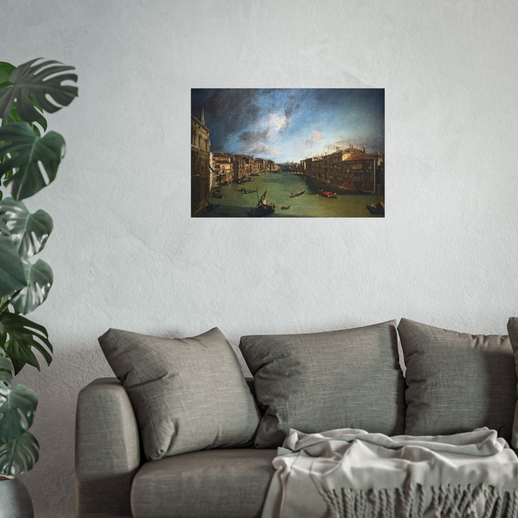 Ca' Rezzonico - Canal Grande da Palazzo Balbi a Rialto C.1722 - Canaletto | Fine Art Poster