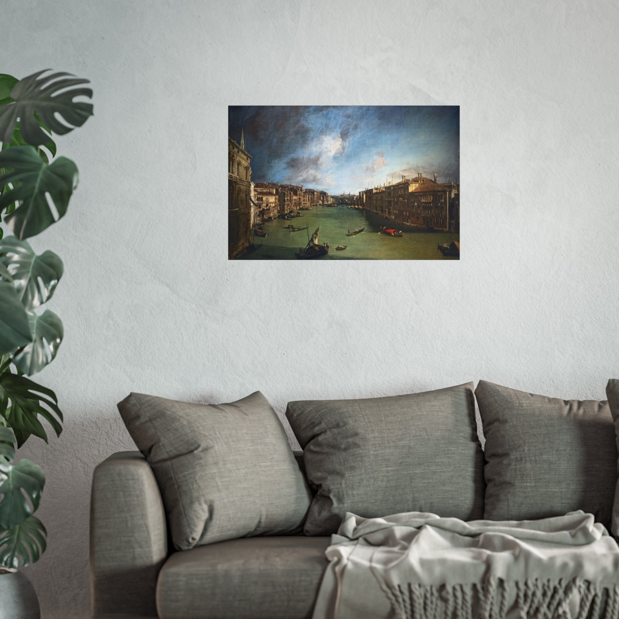 Ca' Rezzonico - Canal Grande da Palazzo Balbi a Rialto C.1722 - Canaletto | Fine Art Poster