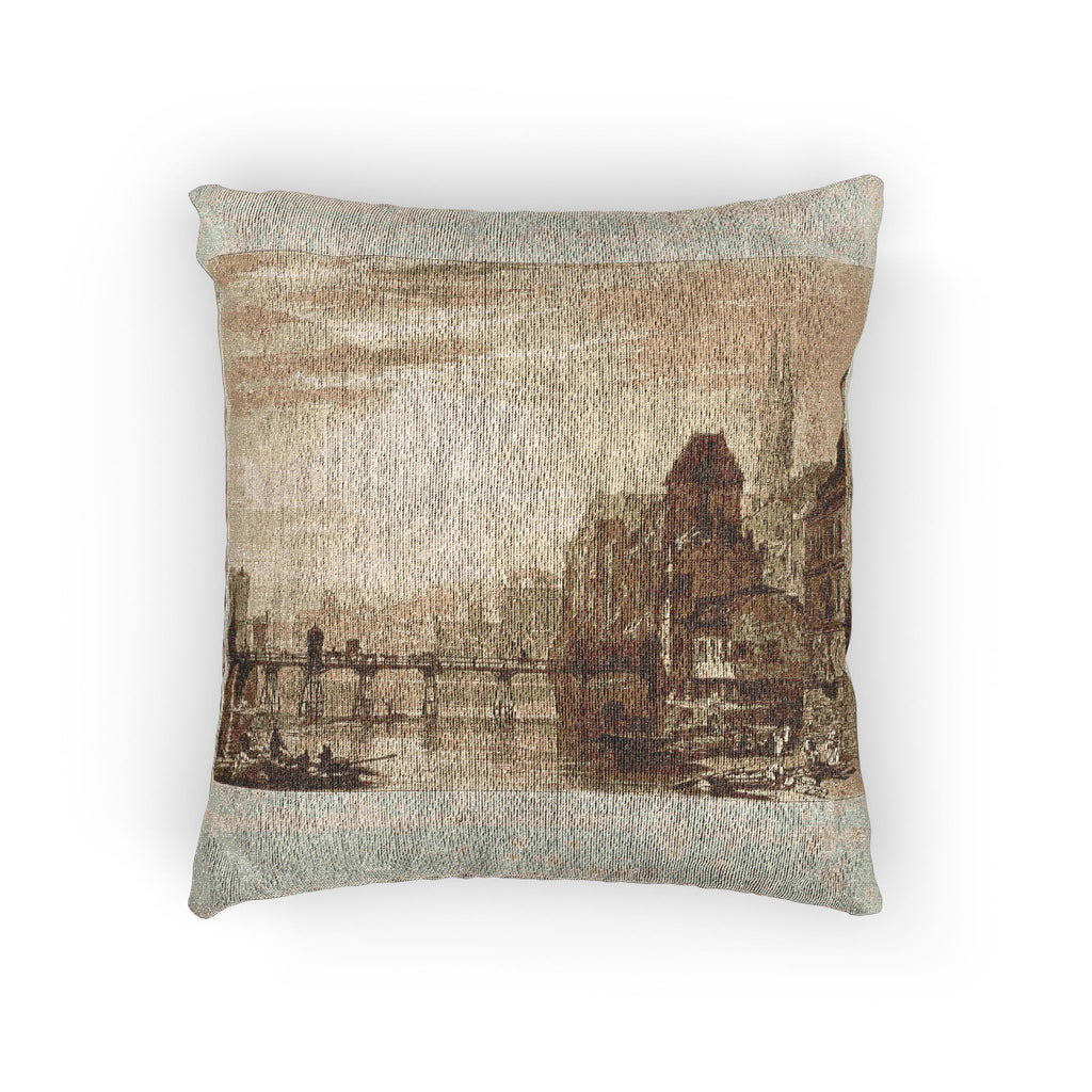 Joseph Mallord William Turner - Basle, plate 5 from Liber Studiorum | Woven Pillow