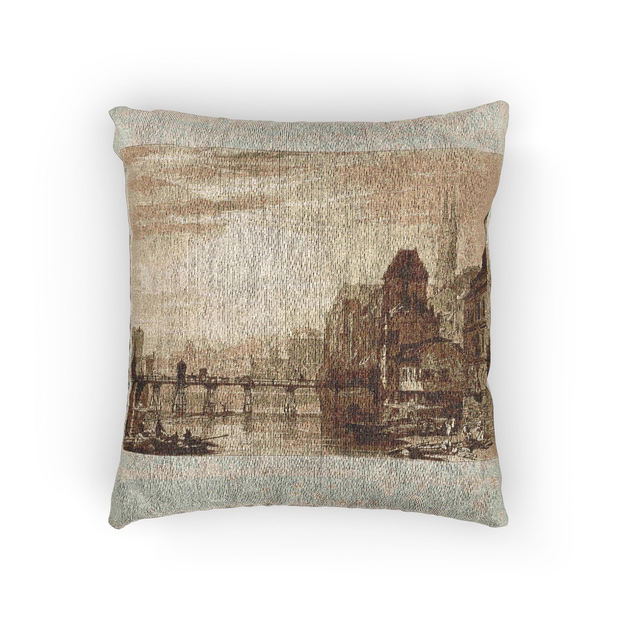 Joseph Mallord William Turner - Basle, plate 5 from Liber Studiorum | Woven Pillow