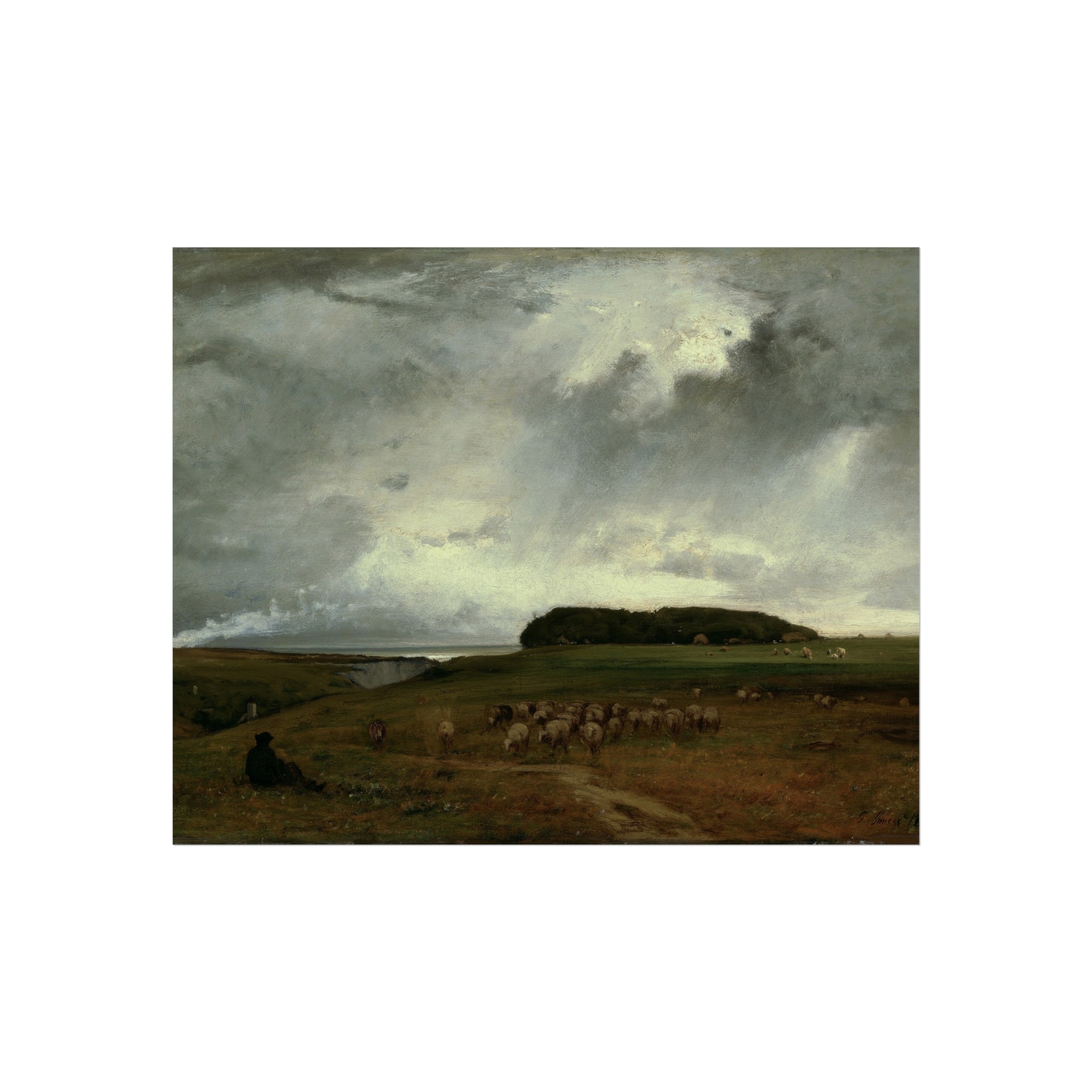The Storm George Inness Fine Art Poster