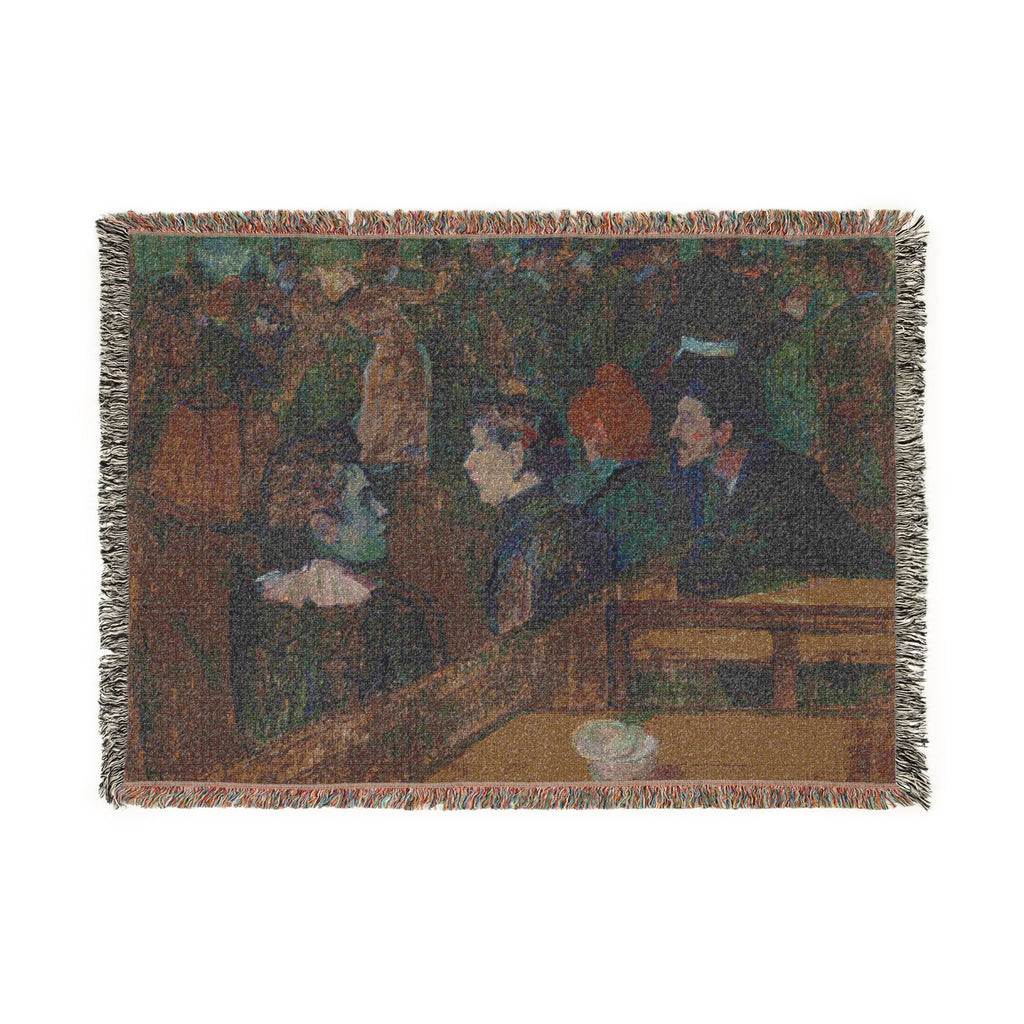Henri de Toulouse-Lautrec - Moulin de la Galette | Woven Tapestry Blanket