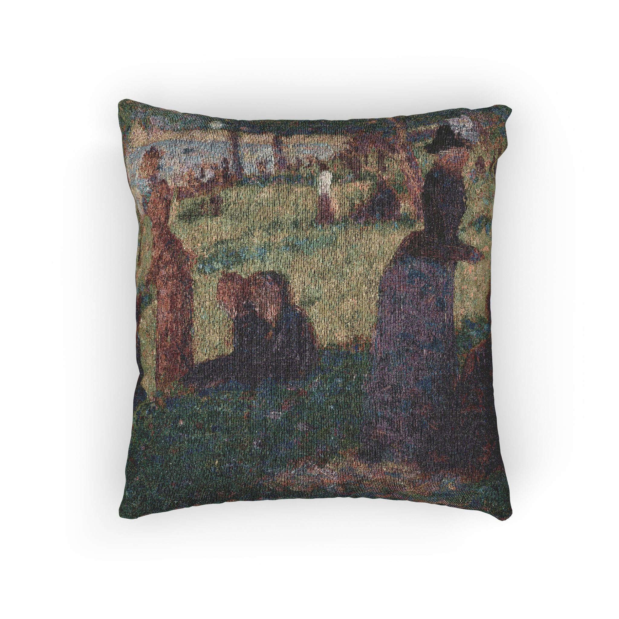 Georges Seurat - Oil Sketch for A Sunday on La Grande Jatte — 1884 | Woven Pillow