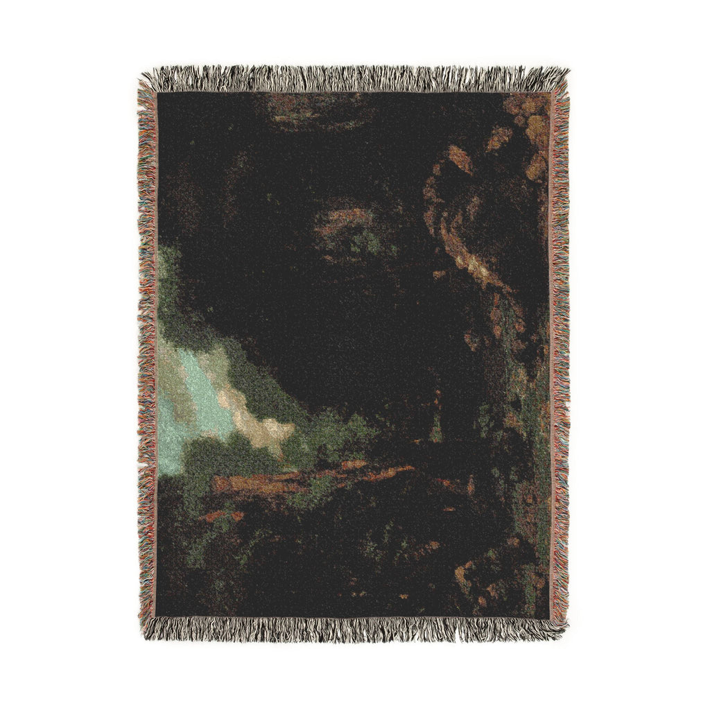Gustave Courbet - The Valley of Les Puits-Noir | Woven Tapestry Blanket