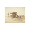 David Octavius Hill - The cannon 'Mons Meg' at Edinburgh Castle, and a private in the 2nd battalion of Royal Scots who g | Fine Art Poster
