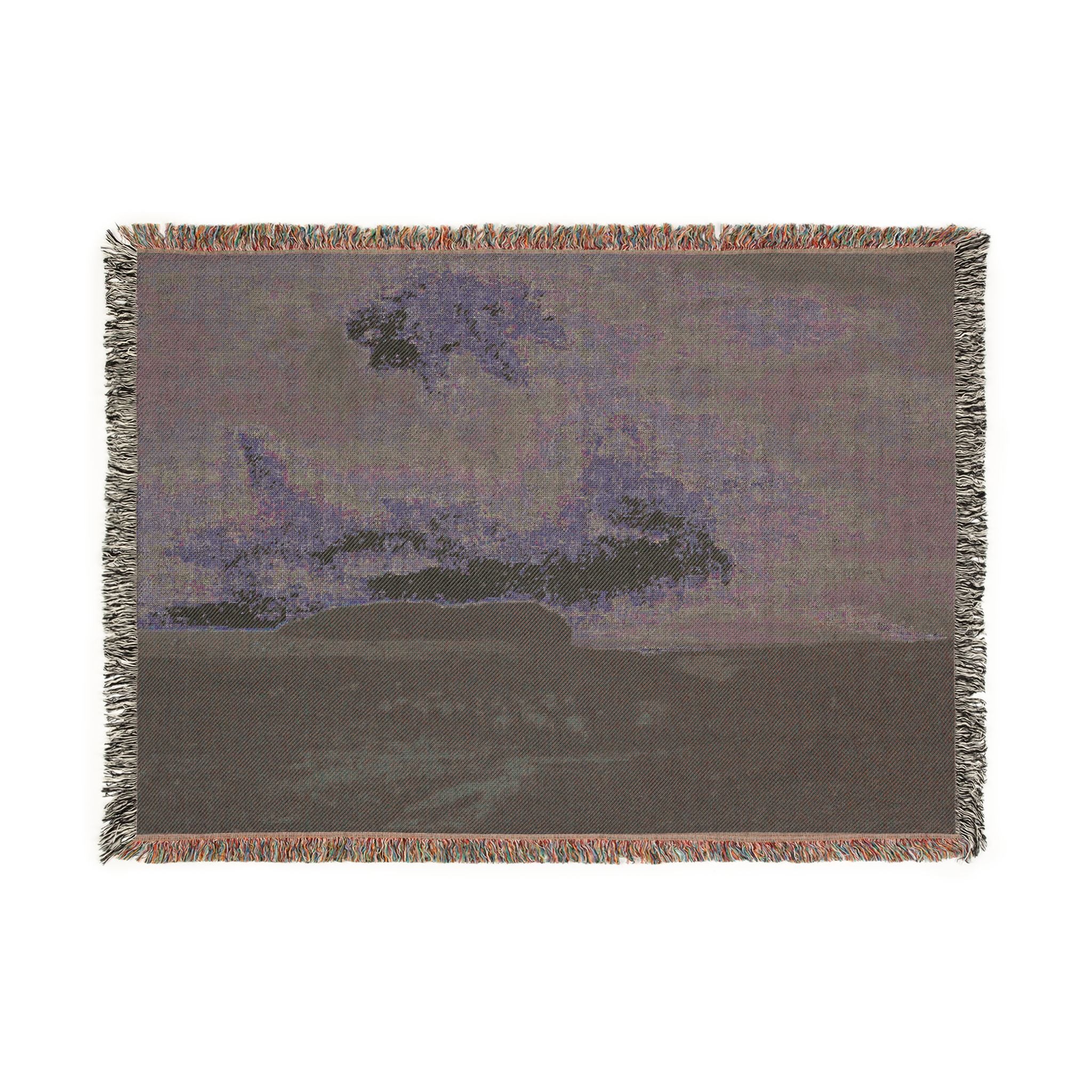 George Inness - The Storm | Woven Tapestry Blanket