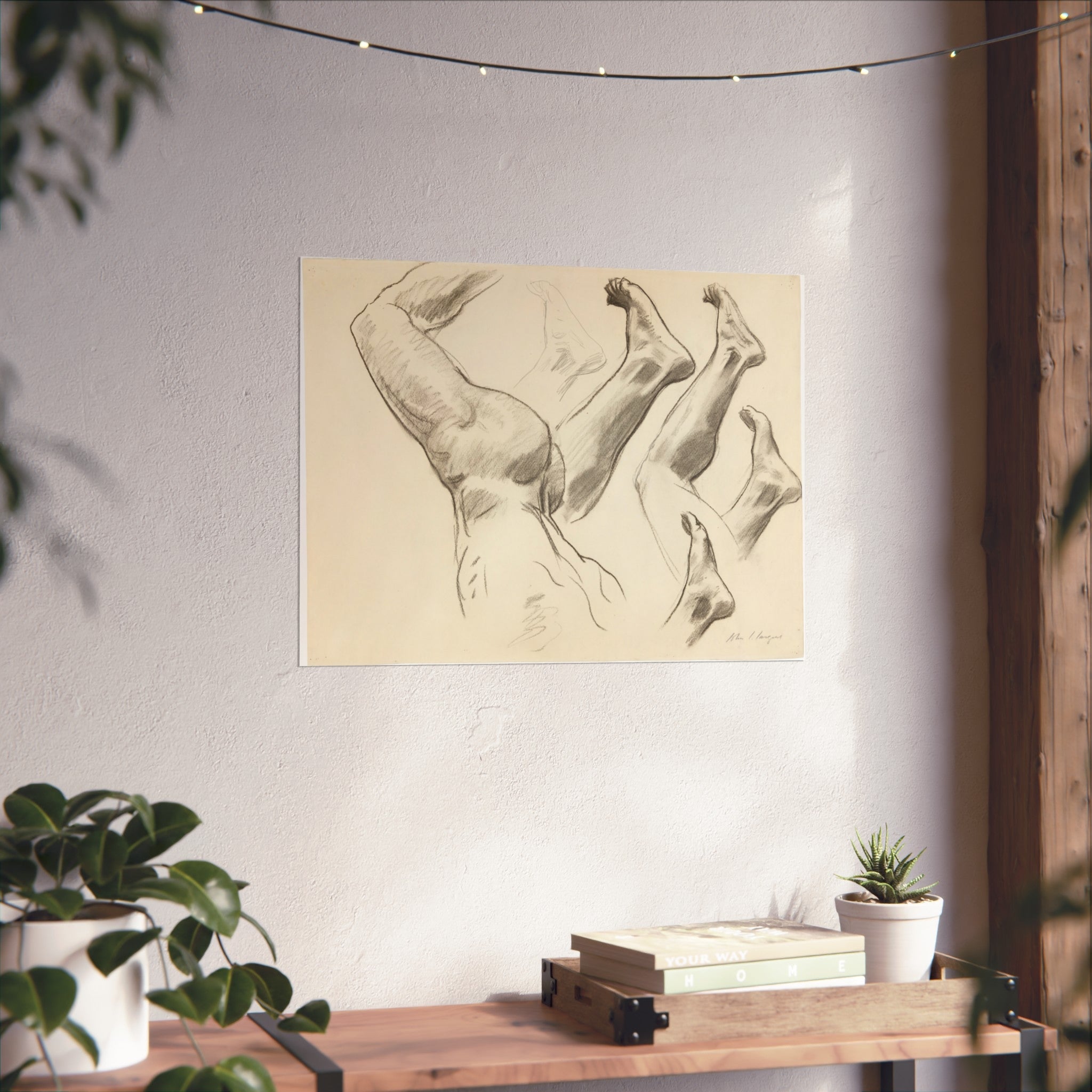 John Singer Sargent - Sketches of Legs and Feet | Fine Art Poster