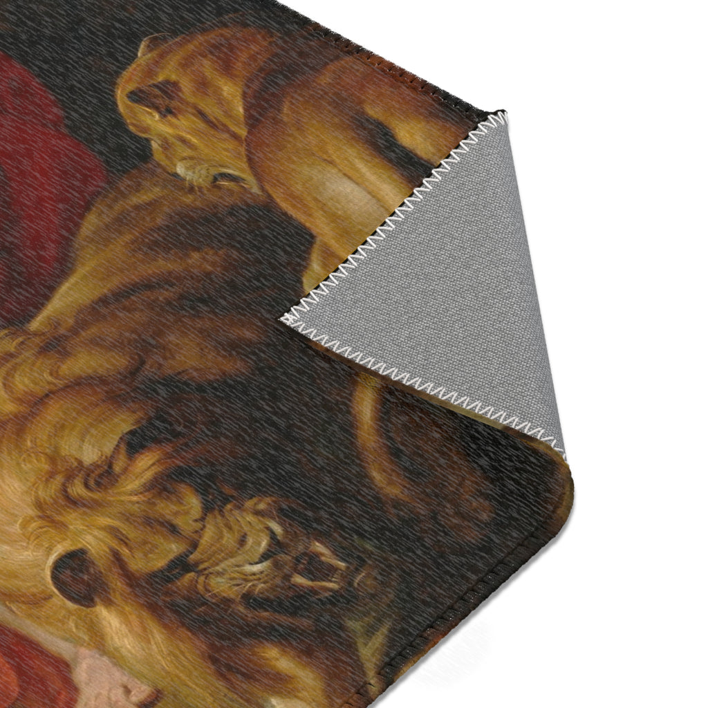Sir Peter Paul Rubens - Daniel in the Lions' Den - Google Art Project | Area Rug