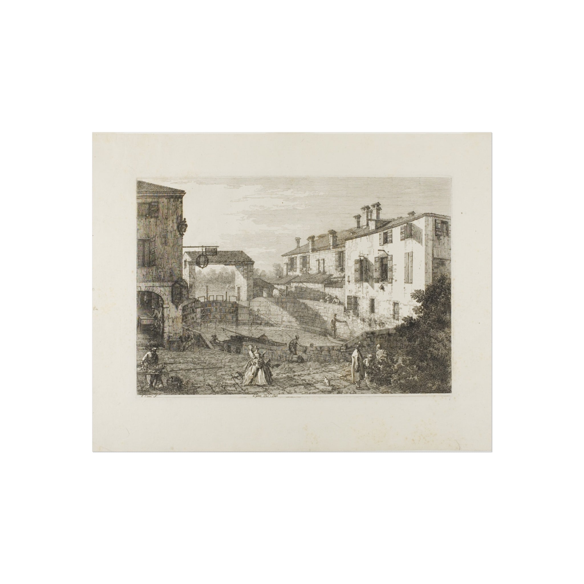 Canaletto - Le Porte Del Dolo, from Vedute | Fine Art Poster