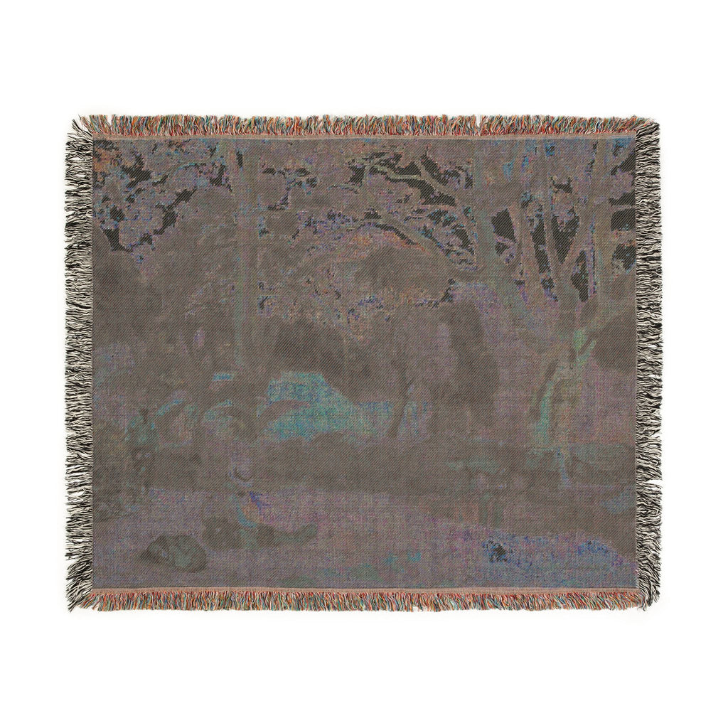 Paul Gauguin - Te raau rahi (The Big Tree) | Woven Tapestry Blanket