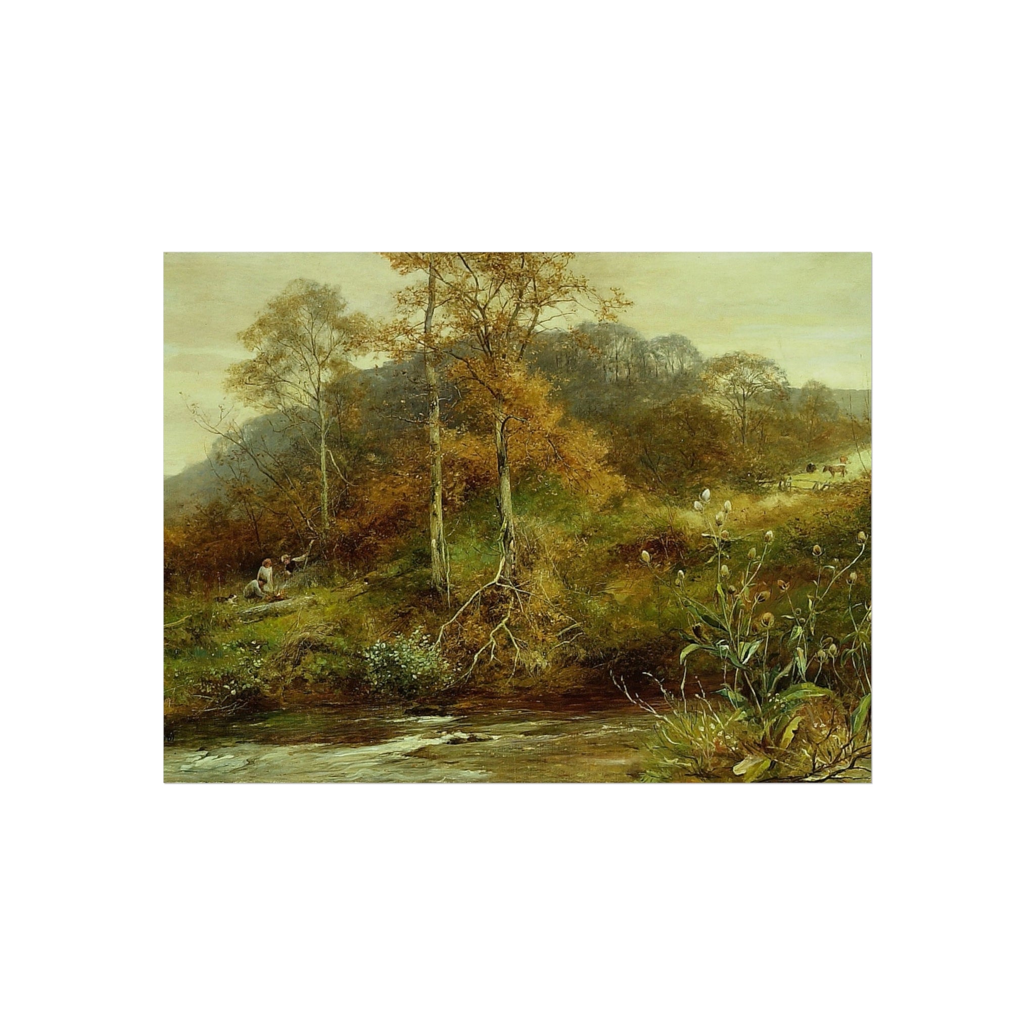 David Bates - Autumn River Scene, The Brook | Fine Art Poster