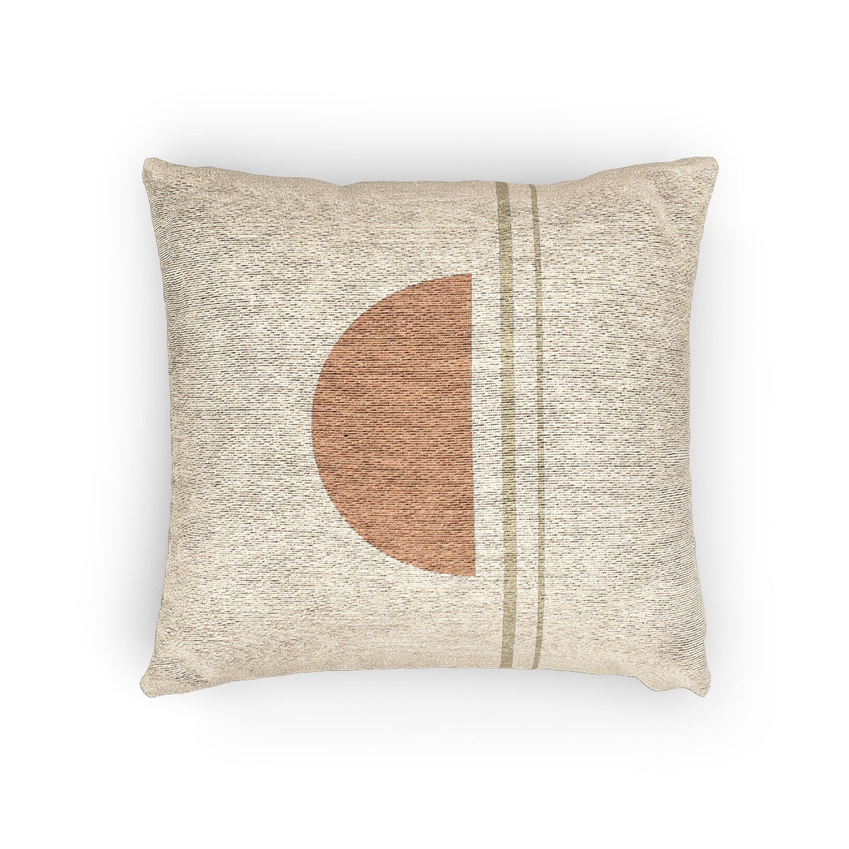 Ochre Low Sun Woven Pillow