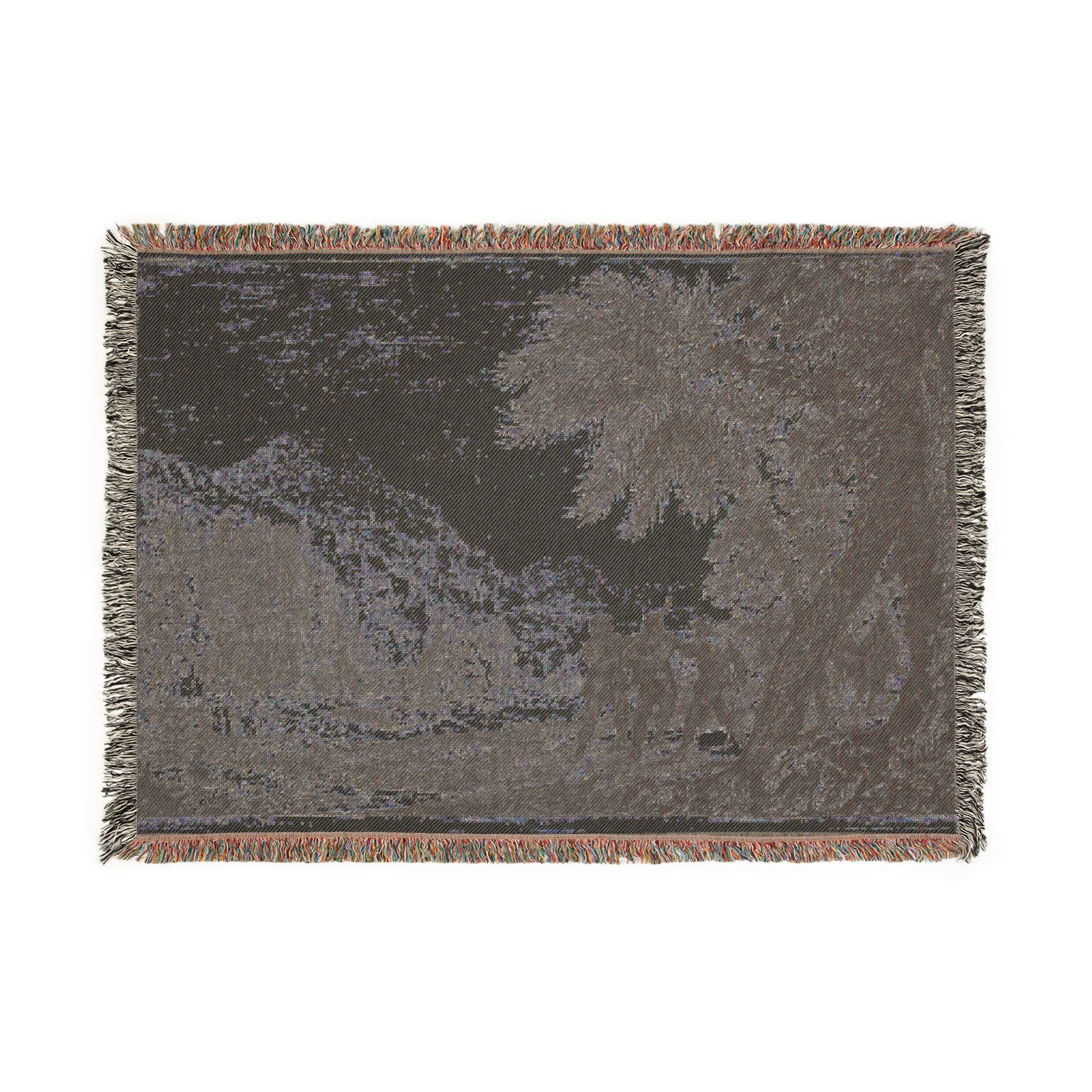 Claude Lorrain - Scene of Brigands | Woven Tapestry Blanket