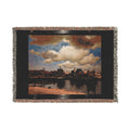 Den Haag - Mauritshuis - Johannes Vermeer (1632-1675) - View of Delft c. 1660-1661 | Woven Tapestry Blanket