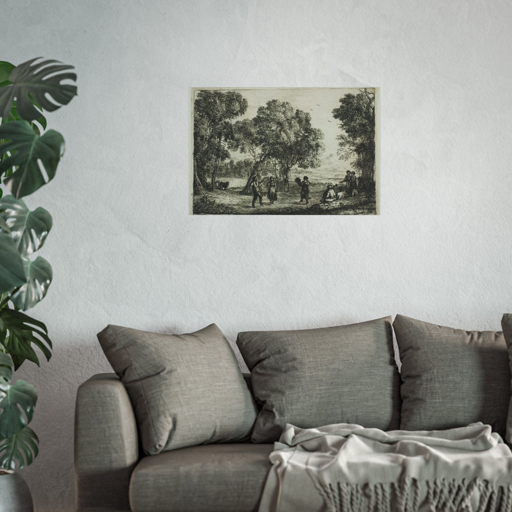 Claude Lorrain - The Country Dance | Fine Art Poster