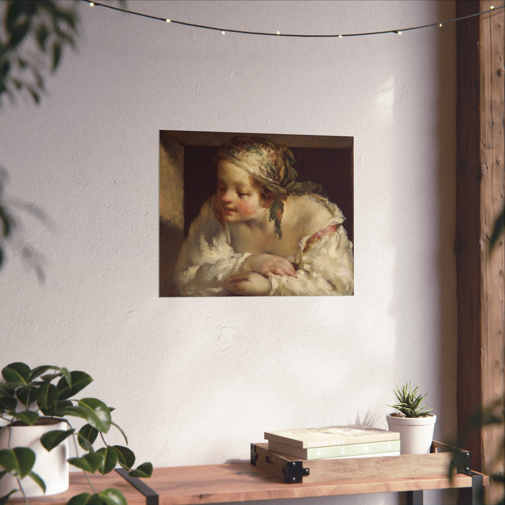 Jean François Millet - Young Woman | Fine Art Poster