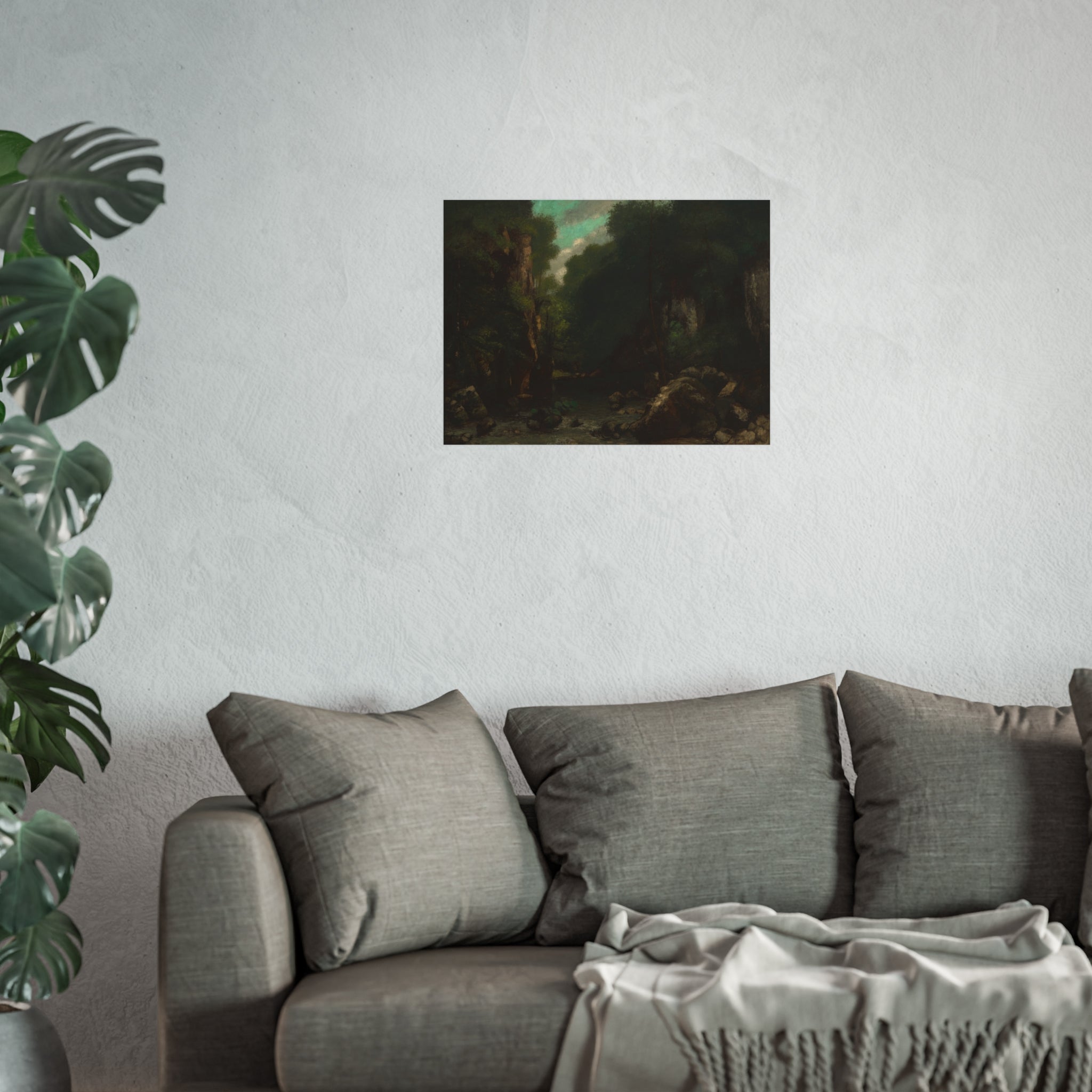 Gustave Courbet - The Valley of Les Puits-Noir | Fine Art Poster