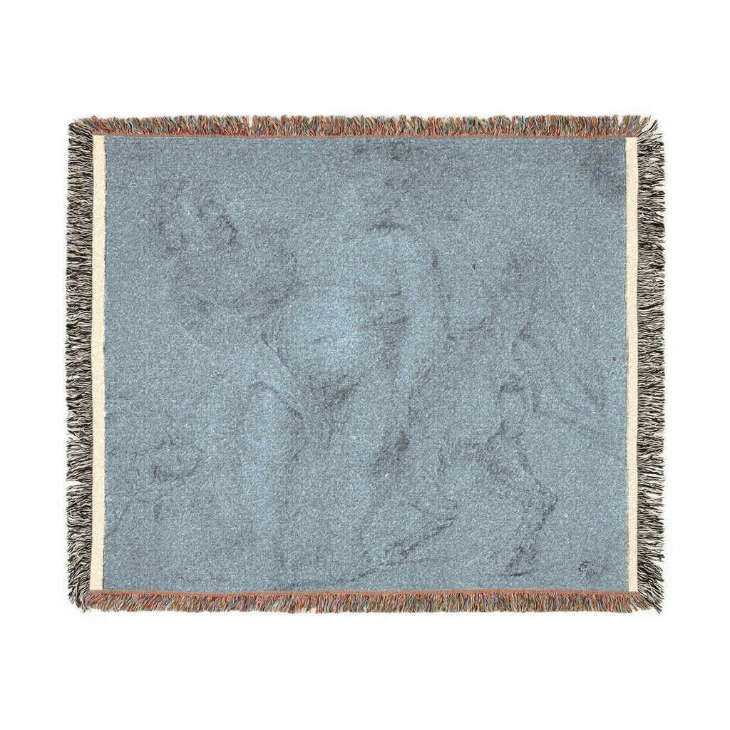 Peter Paul Rubens - Silenus Supported by Two Satyrs | Woven Tapestry Blanket