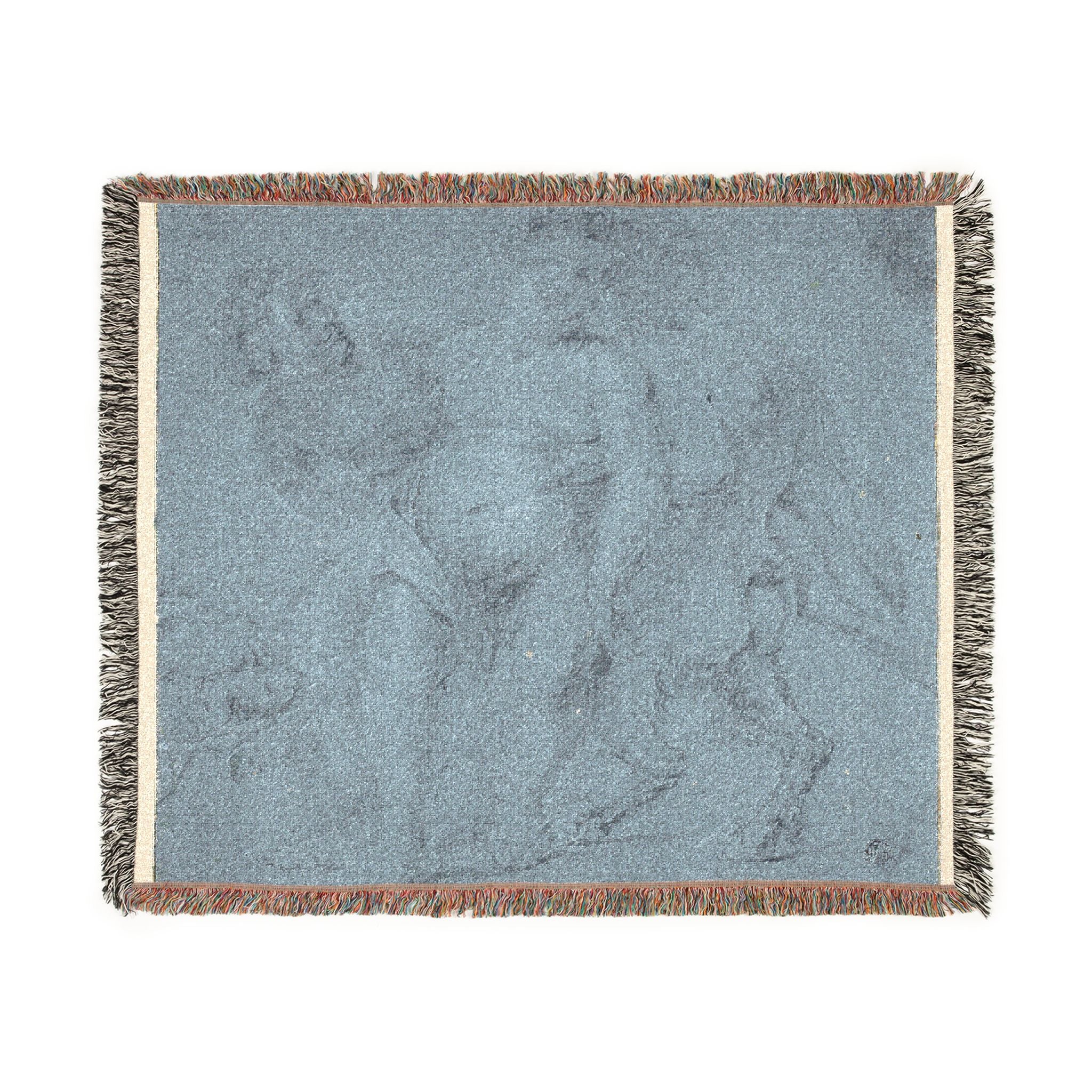 Peter Paul Rubens - Silenus Supported by Two Satyrs | Woven Tapestry Blanket
