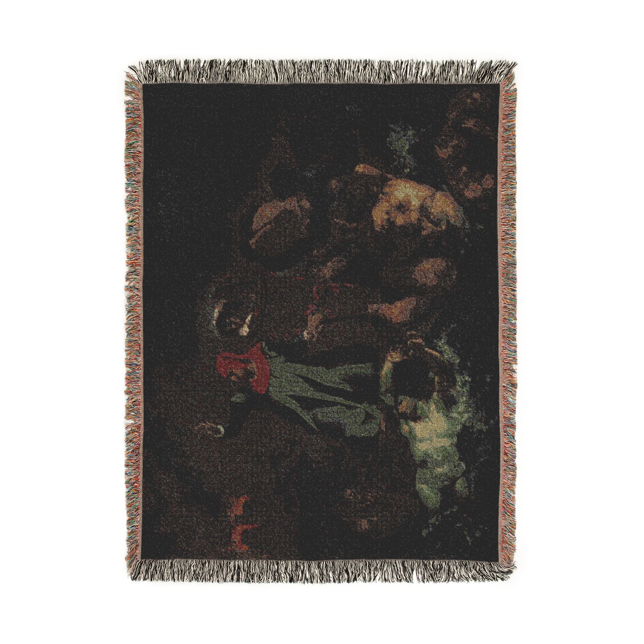 After Eugène Delacroix - Dante's Bark | Woven Tapestry Blanket
