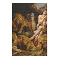 Sir Peter Paul Rubens - Daniel in the Lions' Den - Google Art Project | Area Rug