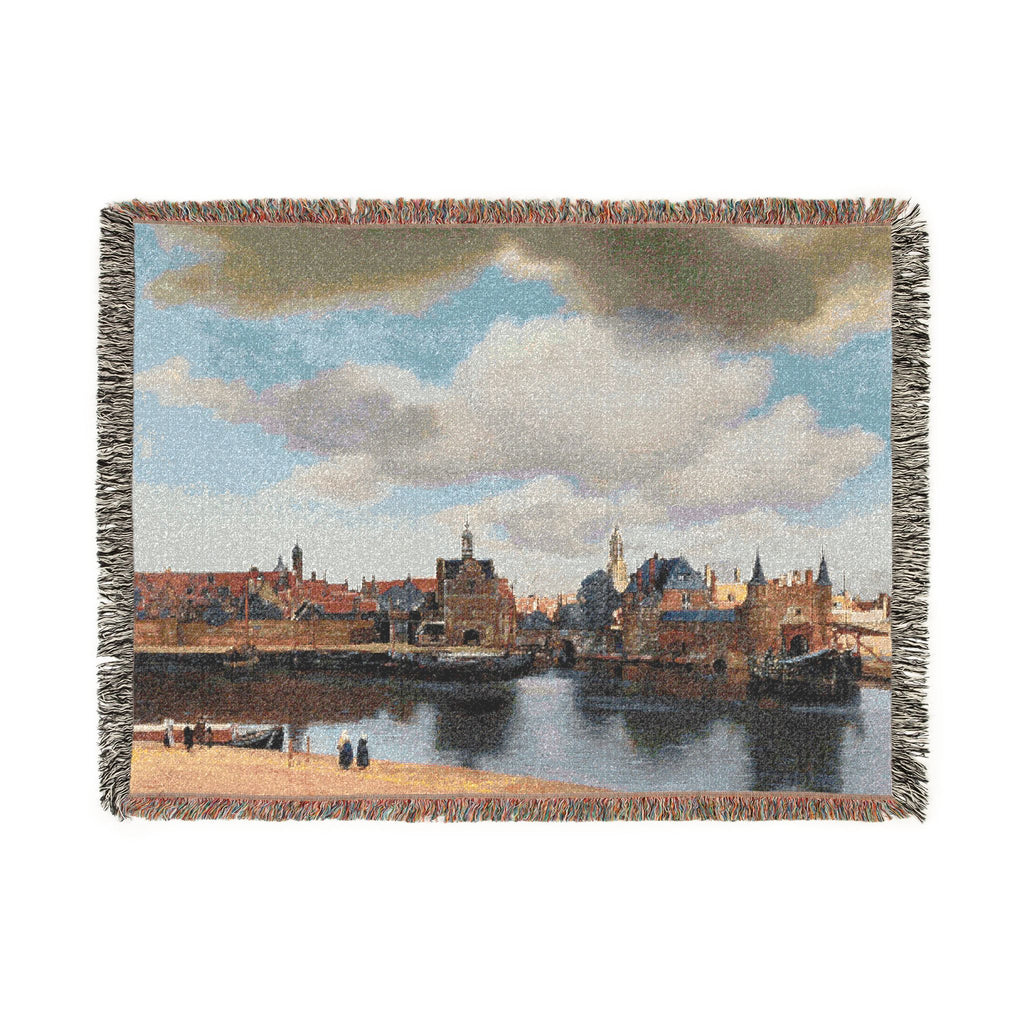 View of Delft, by Johannes Vermeer | Woven Tapestry Blanket