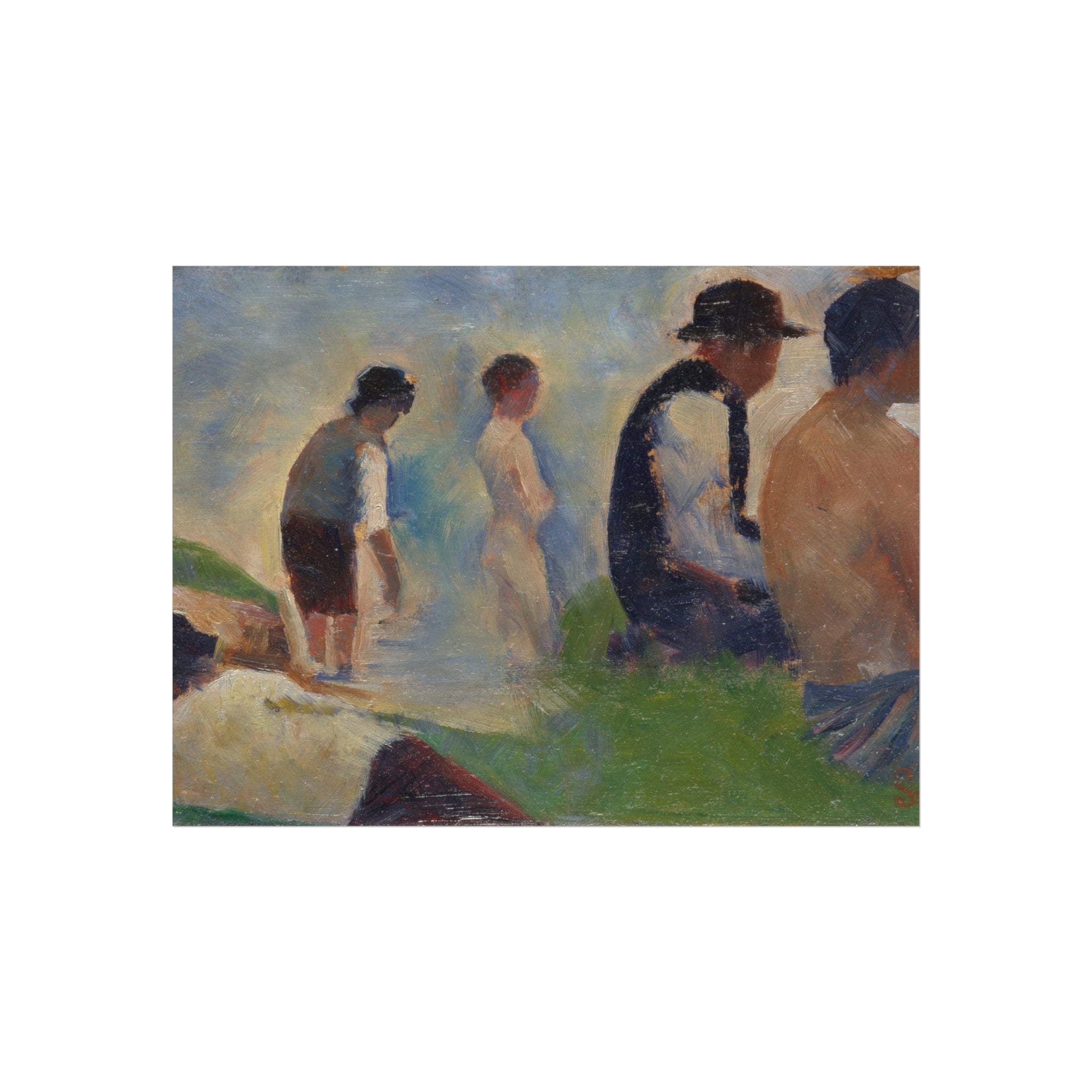 Georges Seurat - Study for Bathers at Asnieres | Fine Art Poster