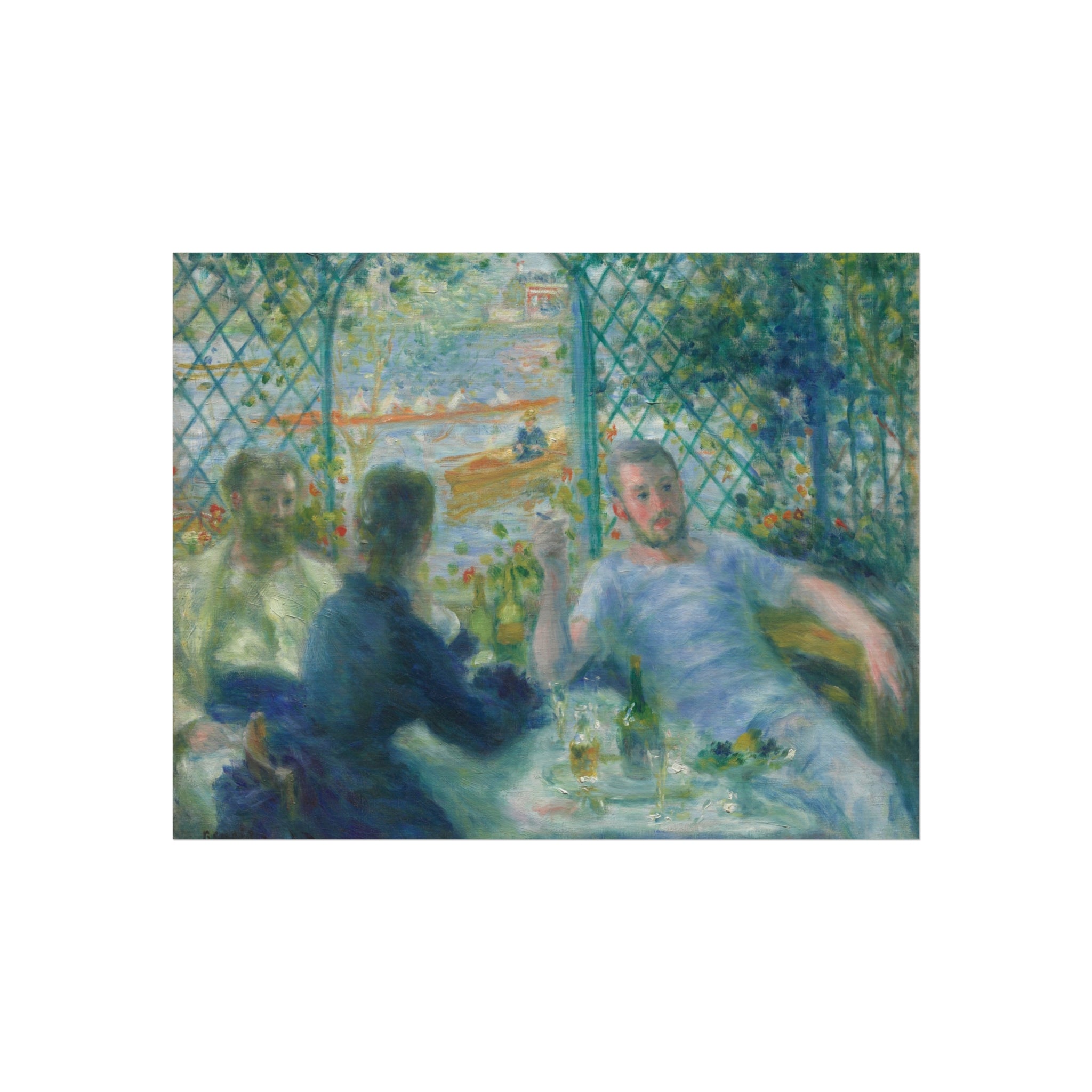 Pierre-Auguste Renoir - Lunch at the Restaurant Fournaise | Fine Art Poster