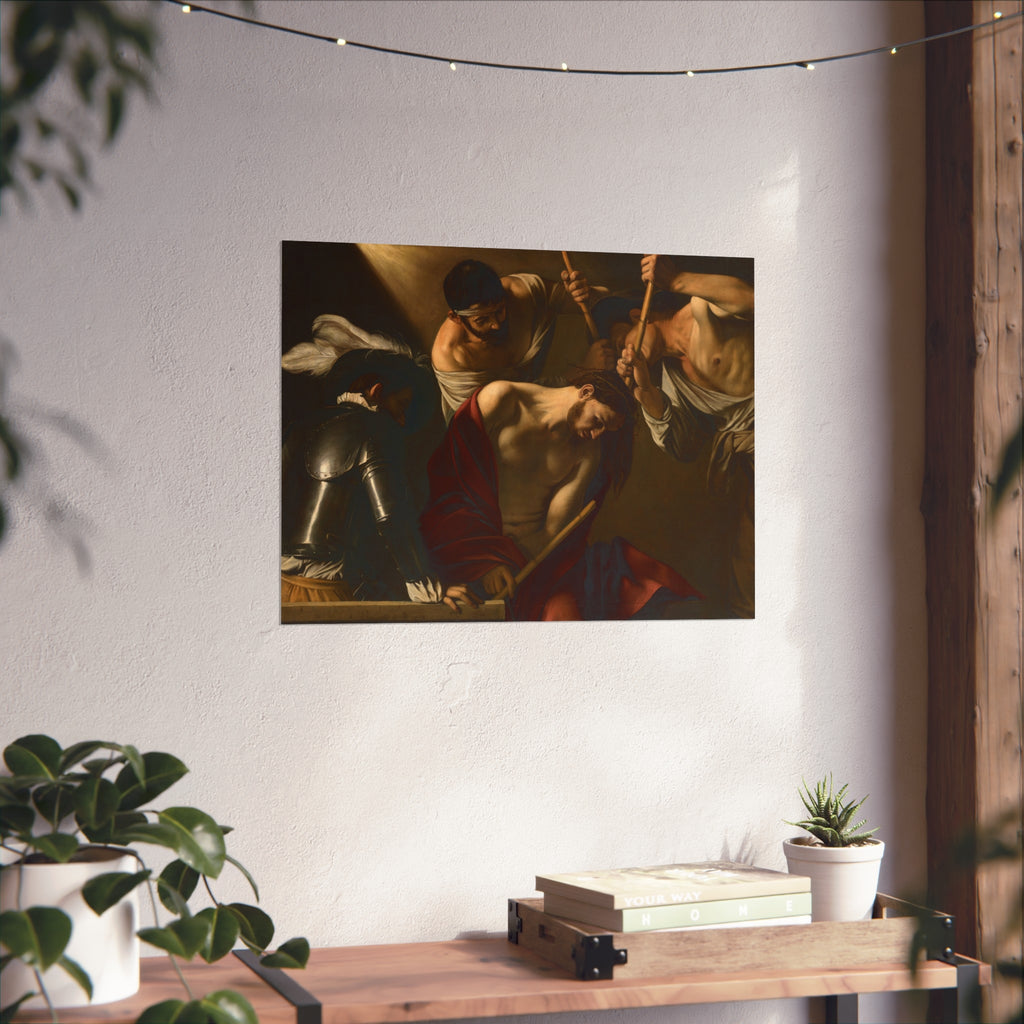 Michelangelo Merisi, called Caravaggio - The Crowning with Thorns - Google Art Project | Fine Art Poster